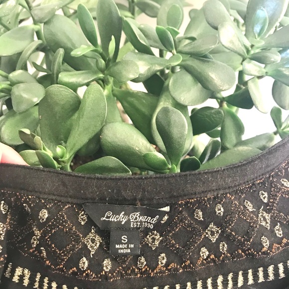 Lucky Brand Geometric Blouse - Picture 5 of 6